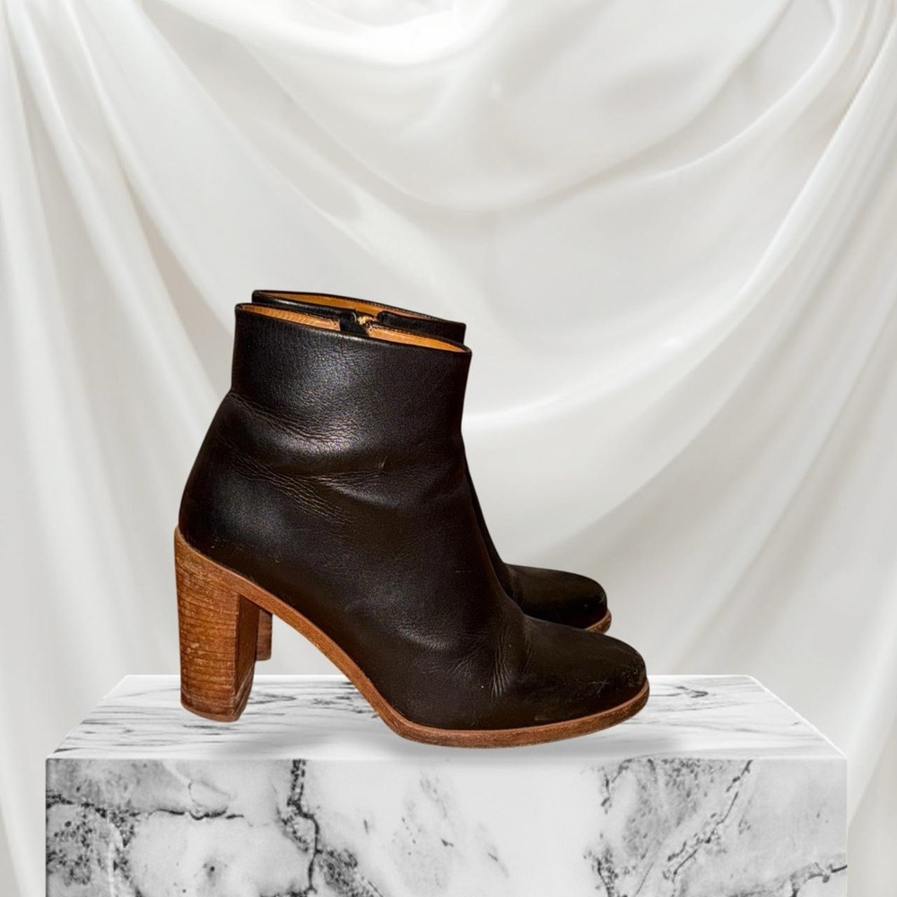 APC Black Leather Booties – EU 38